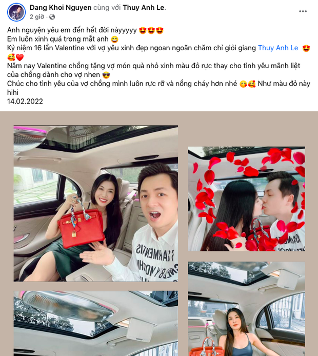 Sao Việt ngày 15/2/2022: Khoảnh khắc hạnh phúc của sao Việt đón Valentine