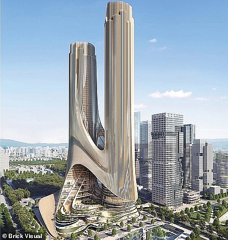 Hình ảnh ấn tượng về “Thành phố thẳng đứng” theo phong cách khoa học viễn tưởng Hình ảnh ấn tượng về “Thành phố thẳng đứng” theo phong cách khoa học viễn tưởng