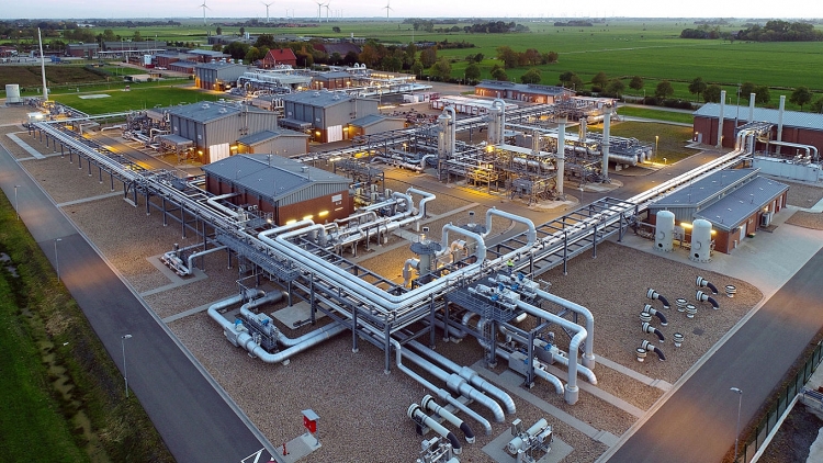 Dự trữ khí đốt của châu Âu vượt quá 91%
