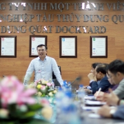 Chủ tịch HĐTV Petrovietnam Hoàng Quốc Vượng làm việc với DQS