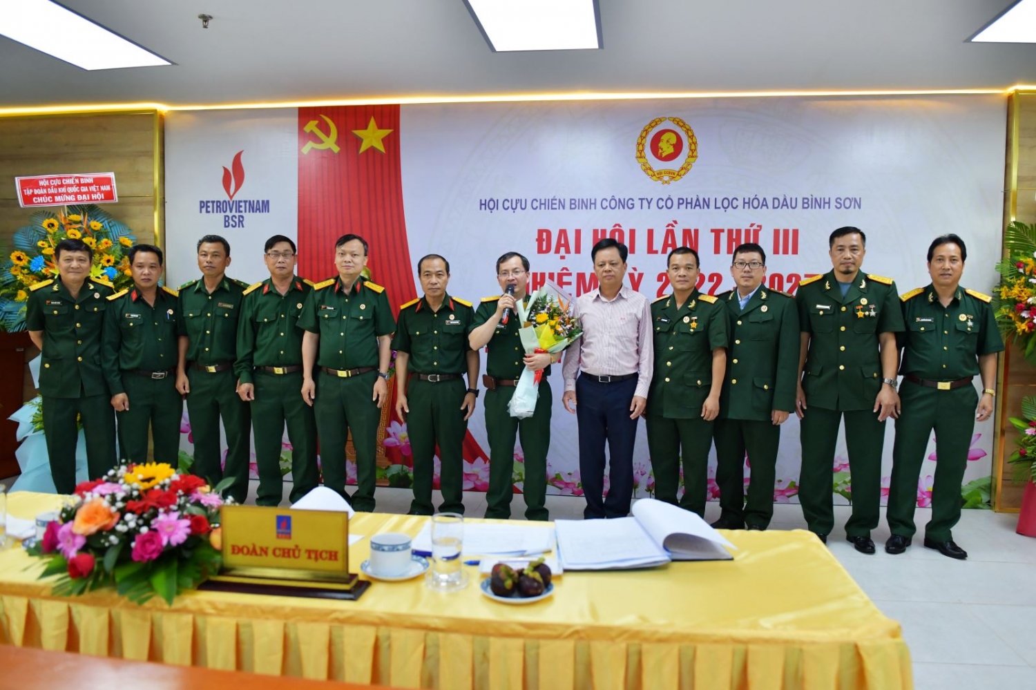 Hội CCB BSR tổ chức Đại hội lần thứ III nhiệm kỳ 2022 - 2027