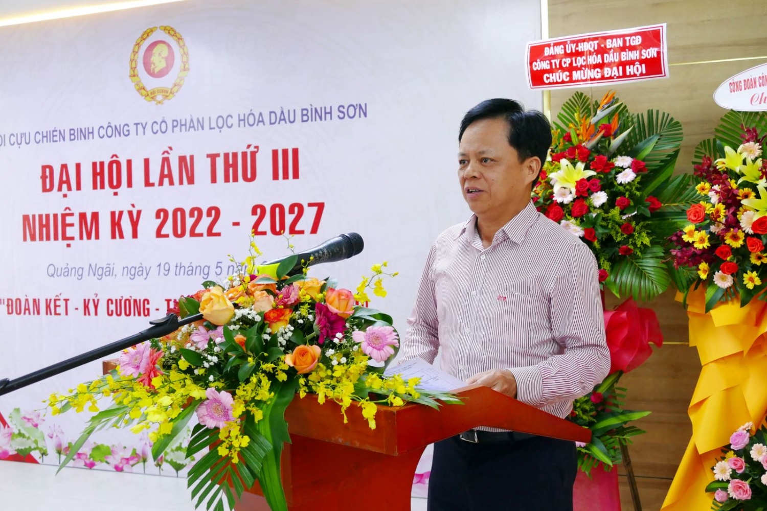 Hội CCB BSR tổ chức Đại hội lần thứ III nhiệm kỳ 2022 - 2027
