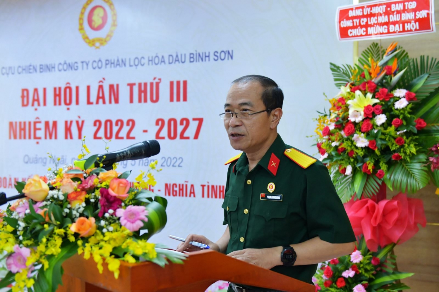 Hội CCB BSR tổ chức Đại hội lần thứ III nhiệm kỳ 2022 - 2027