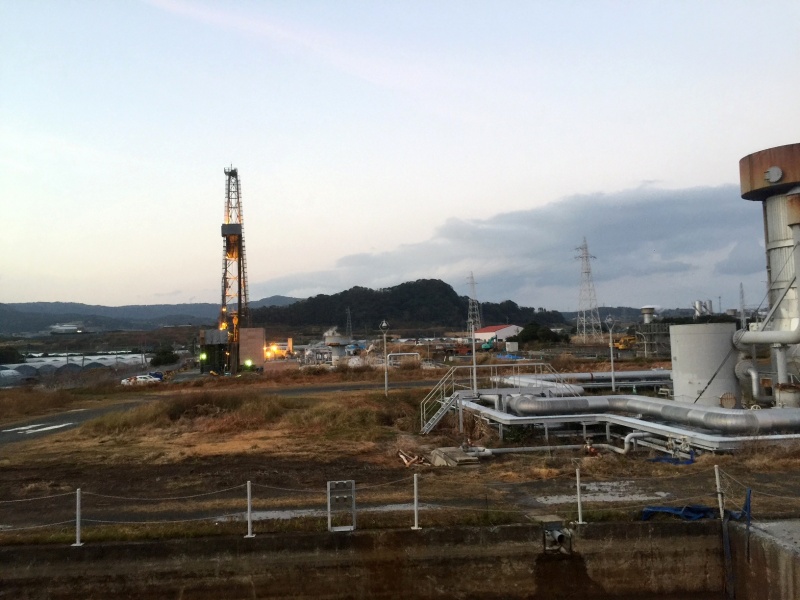 chum anh nguoi tho khoan pv drilling tren gian khoan dia nhiet o akita nhat ban