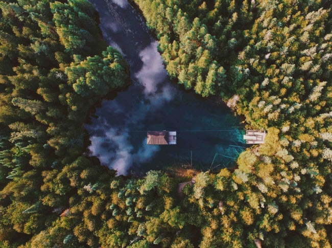 Những cảnh quan tuyệt đẹp khi nhìn từ trên cao