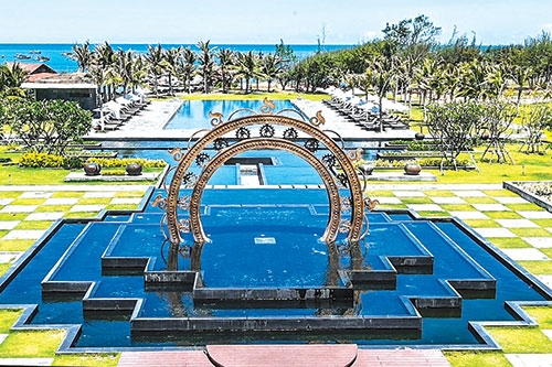 Một khu du lịch nghỉ dưỡng Mũi Né. Ảnh: Đ.Hòa
