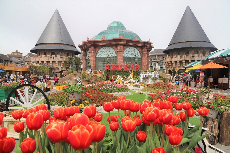 Lễ hội hoa xuân tại Bà Nà Hills le hoi hoa xuan tai ba na hills