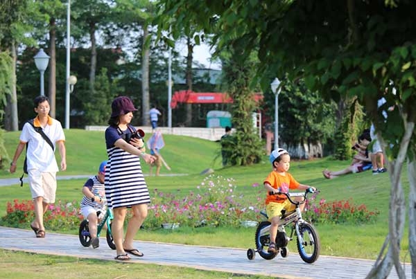 cuoi tuan cho tre di choi dau quanh ha noi