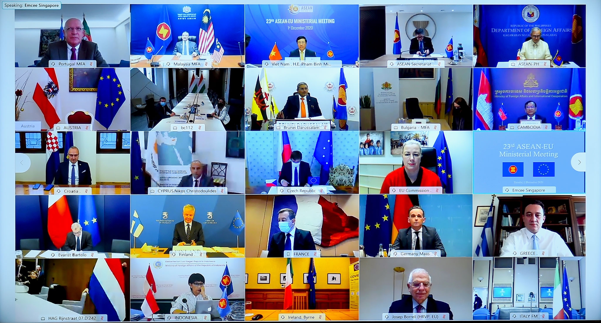 Hội nghị Bộ trưởng Ngoại giao ASEAN-EU lần thứ 23