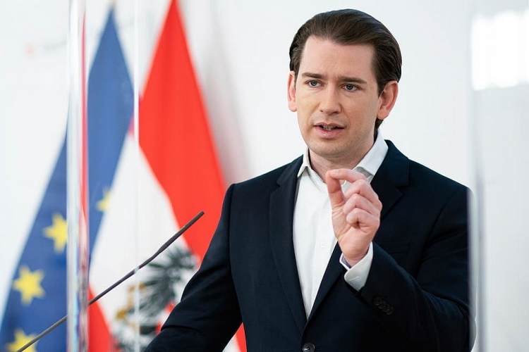 Thủ tướng Áo Sebastian Kurz.